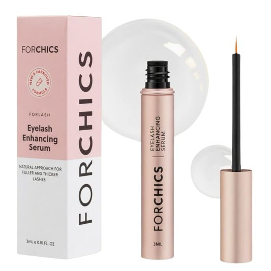 ForChics Eyelash Growth Serum Prostaglandin-Free for Longer Thicker Lashes & Brows Vegan 3ml